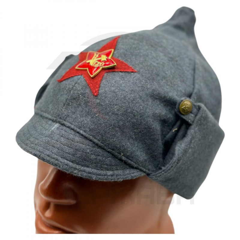 Шапка Буденовка НКВД, Звезда "плуг и молот" РККА купить