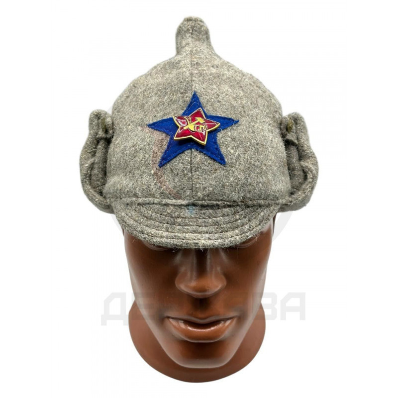 Буденовка, Суконный шлем кавалерийский, кокарда плуг и молот купить