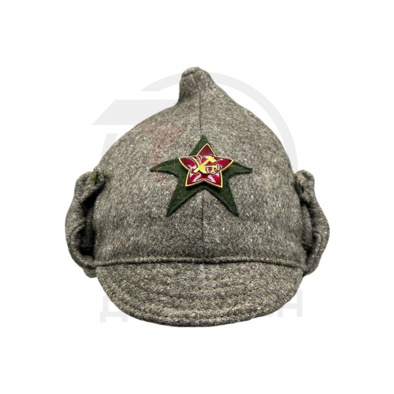 Буденовка, Суконный шлем медика, кокарда плуг и молот купить