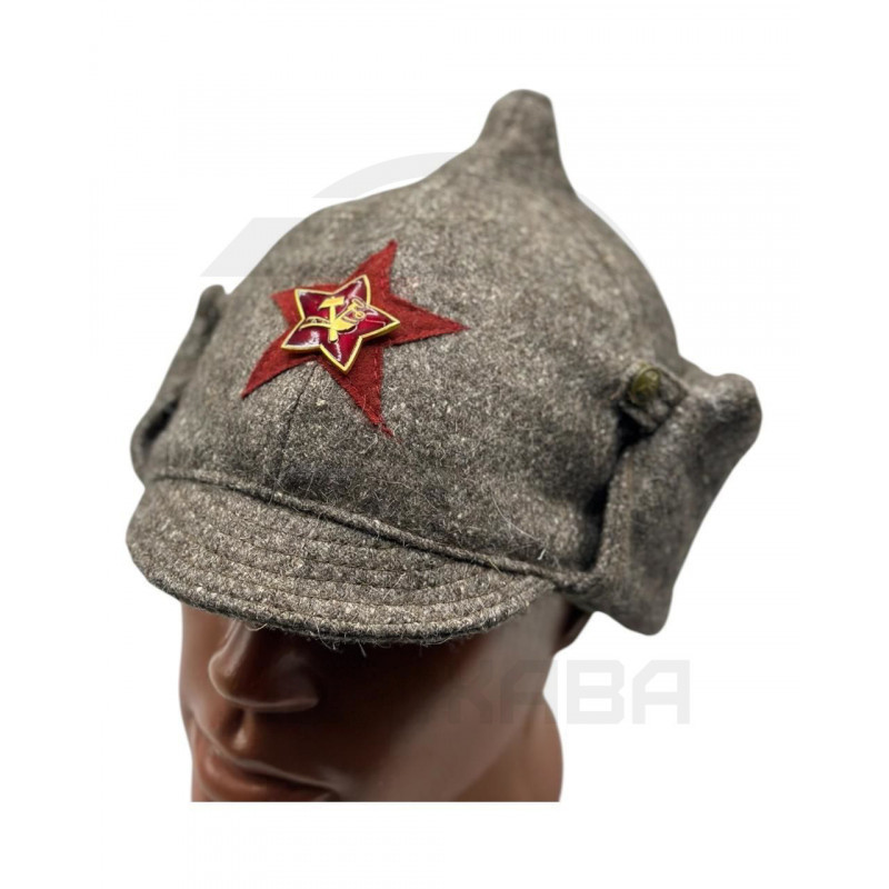 Буденовка, Суконный шлем, НКВД, кокарда плуг и молот купить