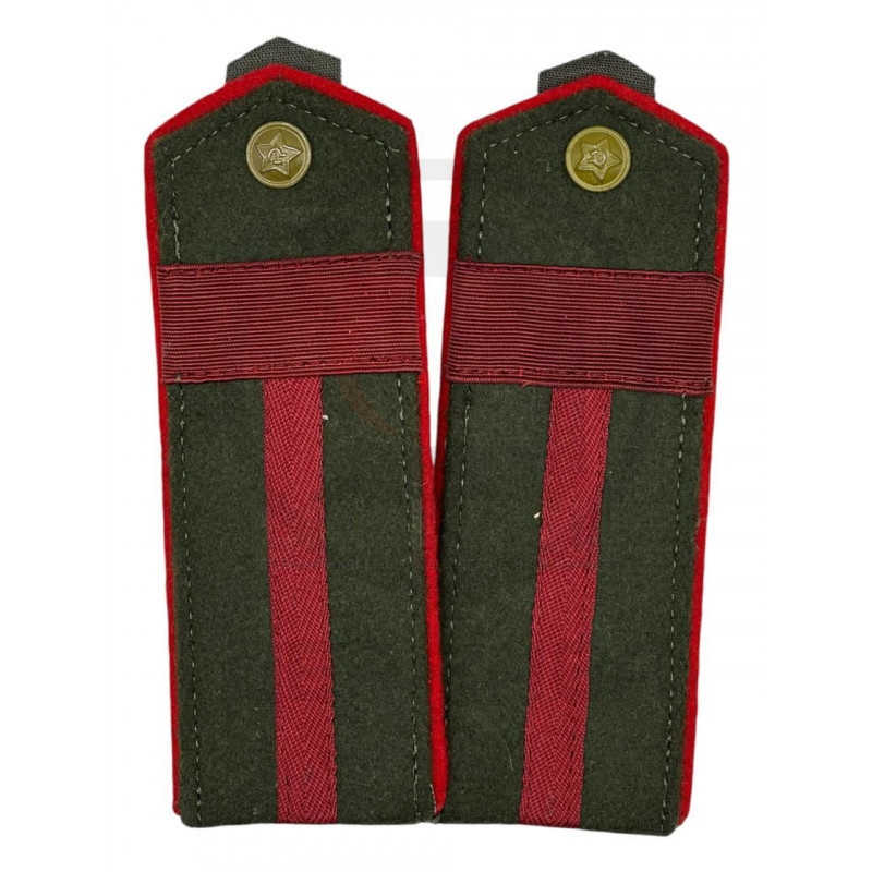 Погоны полевые, старшина Артиллерия, АБТВ РККА, СССР, обр. 1943 ( защитный)