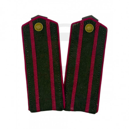 Погоны полевые офицерские, пехота, 2 просвета, РККА, СССР обр. 1943 г.