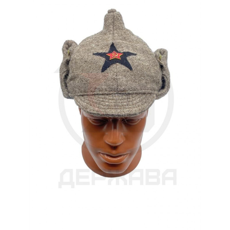 Шапка Буденовка РККА, Инженерные войска, черная звезда купить