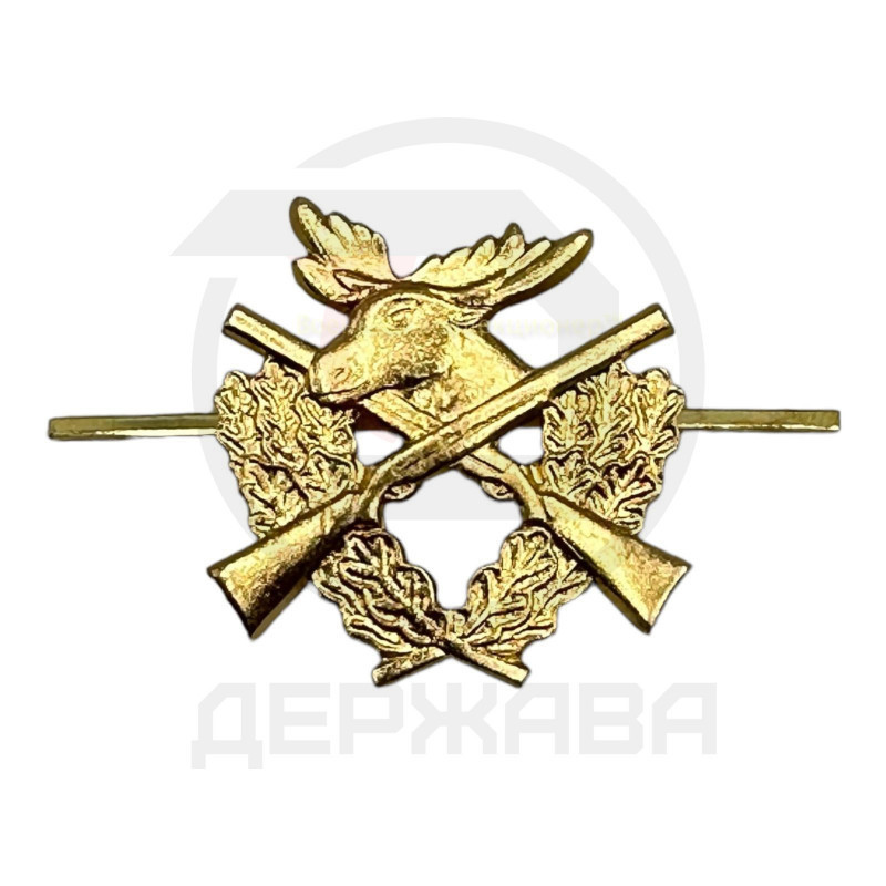 Кокарда Егерь металлическая 1шт