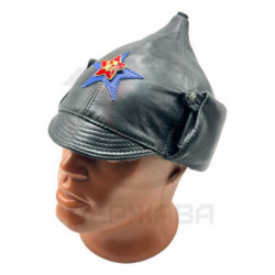 Буденовка кожаная...