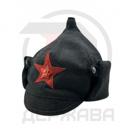 Зимний шлем "Буденовка" транспортный отдел ГПУ, обр. 1922 г.