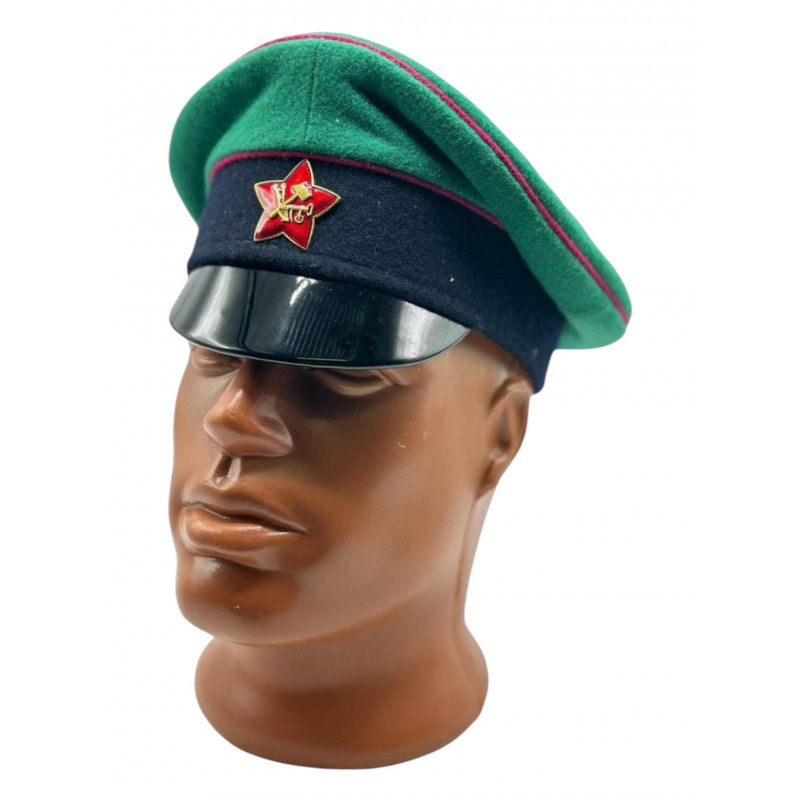 Фуражка ВЧК-ОГПУ пограничные войска, образец 1920г, плуг молот, размер 59