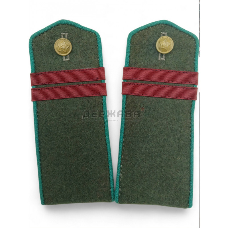 Погоны полевые, младший сержант погранвойск НКВД, (РККА) СССР обр. 1943г.