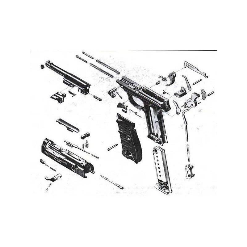 Мушка пистолета Walther P-38, P-1 Держава Армс