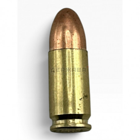 Макет патрона 9х19 Luger, стальной, 1 штука, Россия