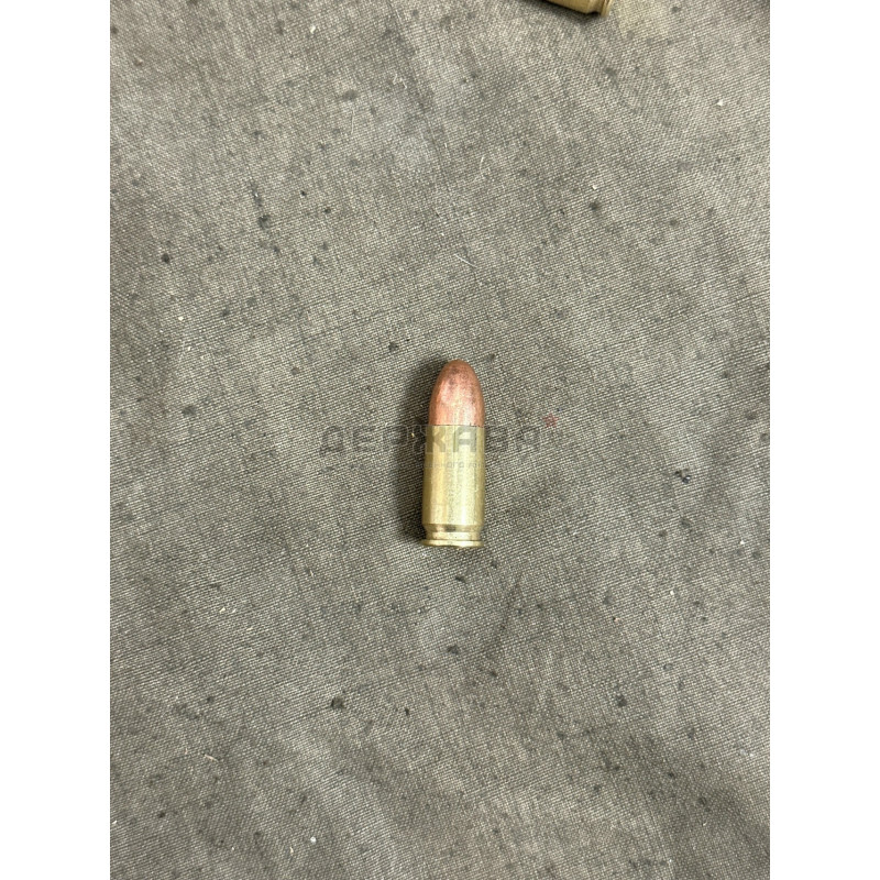 Макет патрона 9х19 Luger, стальной, 1 штука, Россия