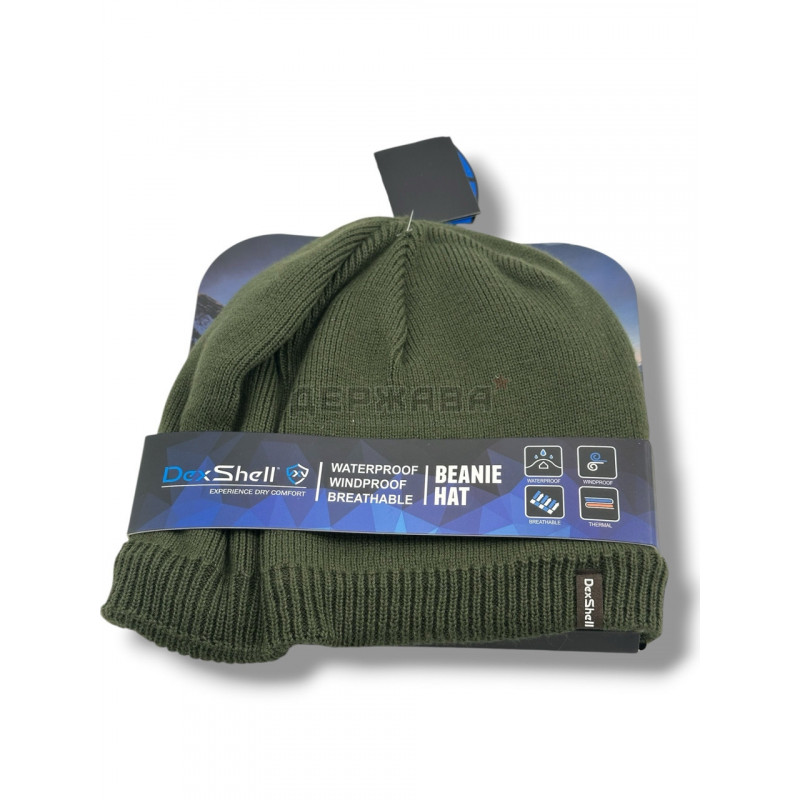 Шапка зимняя DexShell Beanie Solo, олива